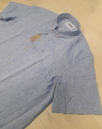 Camicia mezza manica in lino cotone Sea Barrier articolo RAFMM/CONF