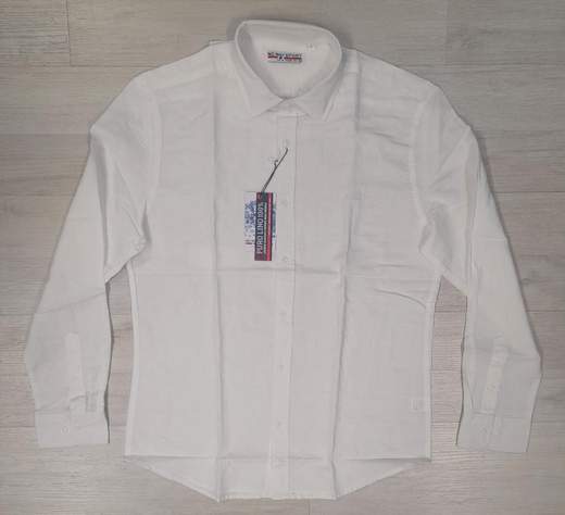 Camicia manica lunga 100% lino No Way Sport articolo 23719