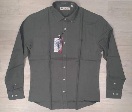 Camicia manica lunga 100% lino No Way Sport articolo 23719