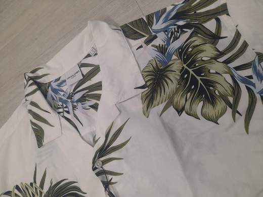 Camicia mezza manica fantasia floreale Jack&Jones articolo 12235160