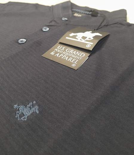 Polo mezza manica con collo alla koreana U.S.Grand Polo articolo USP009