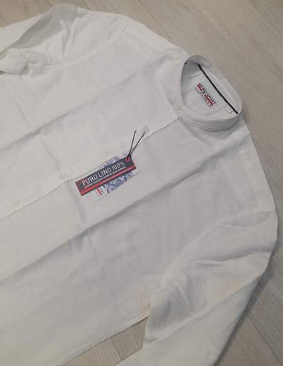 Camicia manica lunga con collo alla koreana  No Way Sport articolo 20105