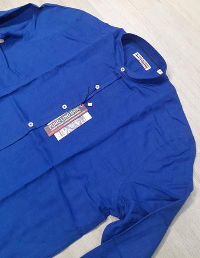 Camicia manica lunga con collo alla koreana  No Way Sport articolo 20105