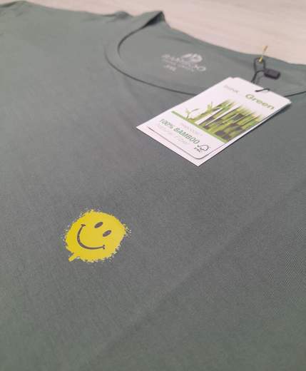 T-Shirt girocollo in fibra di bamboo articolo TB23729/CONF