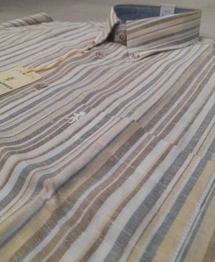 Camicia mezza manica lino cotone Sea Barrier articolo ANTONACCI MM