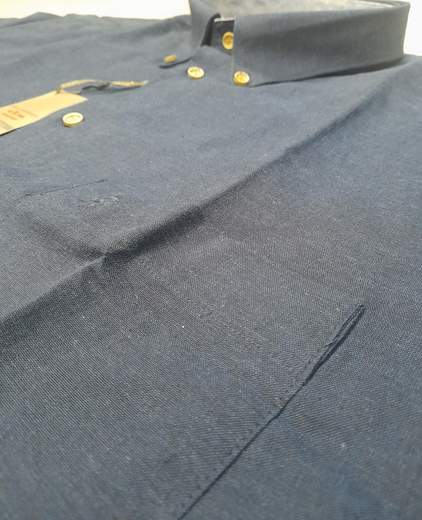 Camicia mezza manica in lino cotone Sea Barrier articolo RAFMM/CONF