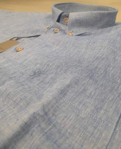 Camicia mezza manica in lino cotone Sea Barrier articolo RAFMM/CONF
