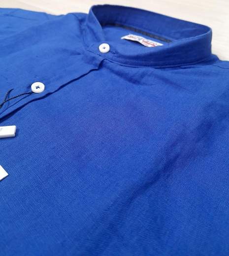 Camicia manica lunga con collo alla koreana  No Way Sport articolo 20105