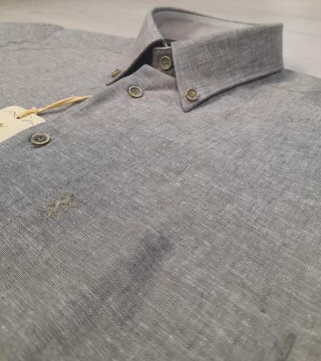 Camicia mezza manica in lino cotone Sea Barrier articolo FAR