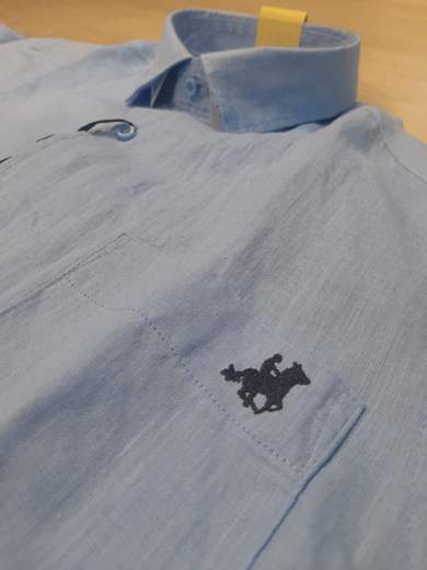 Camicia mezza manica 100% Lino U.S. Grand Polo articolo USC749