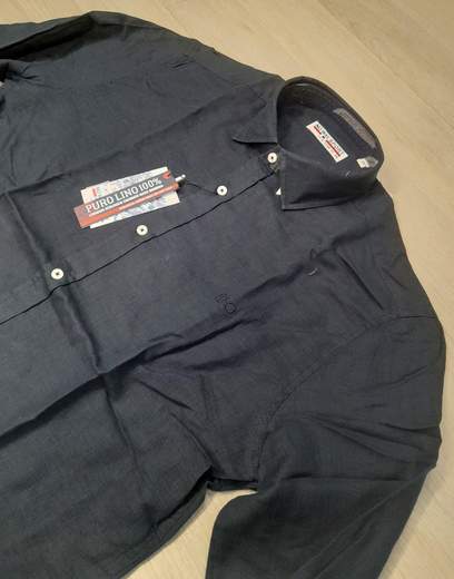 Camicia manica lunga 100% lino No Way Sport articolo 23719