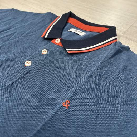 Polo uomo un cotone traspirante - Taglie forti Jack&Jones