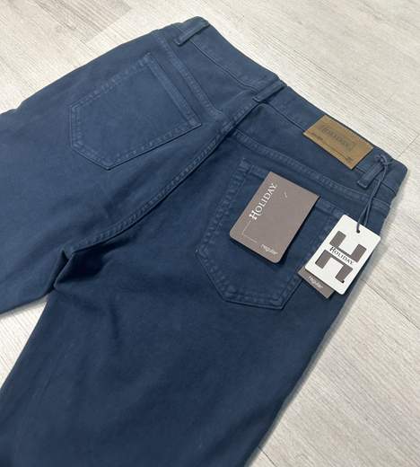 Pantaloni uomo in cakdo fustagno Holiday a vita alta Regular