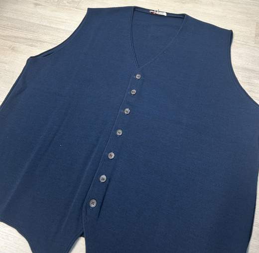 Gilet da uomo in misto lana sottogiacca- Taglie grandi