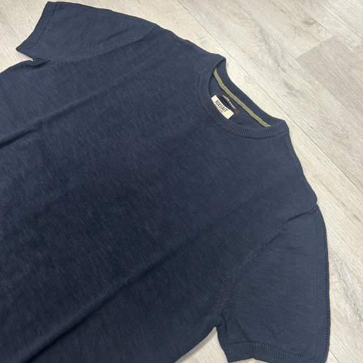 Maglia uomo a maniche corte Rekuait in cotone fiammato- Girocollo