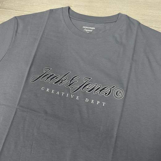 T-shirt da uomo in cotone con stampa frontale - Jack&Jones