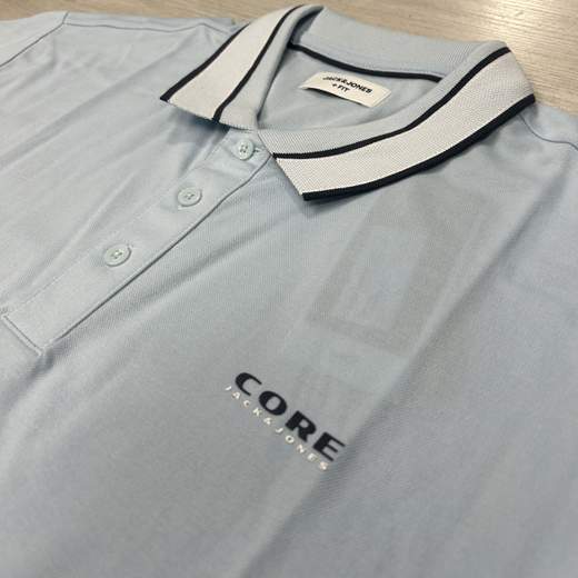 Polo mezza manica uomo in cotone traspirante - Jack&Jones taglie grandi