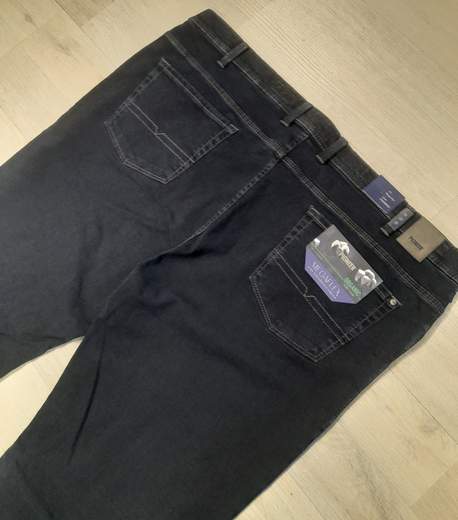 Jeans da uomo elasticizzato a vita alta- Taglie grandi