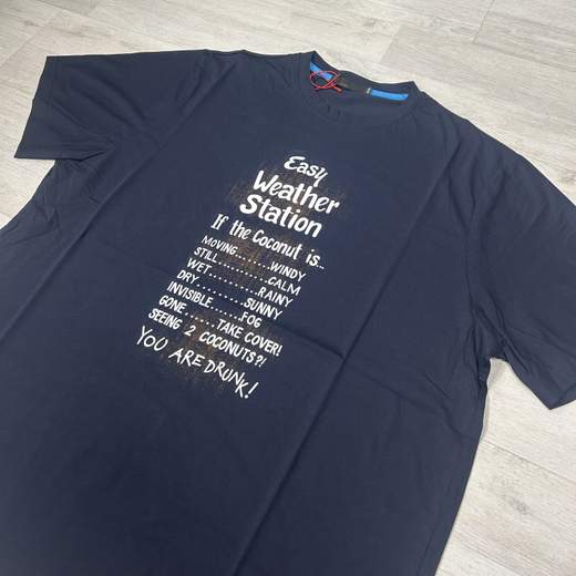 T-shirt uomo taglie forti Maxfort- Stampa ironica