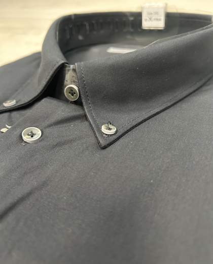 Camicia uomo taglie grandi Sea Barrier in cotone 100%-Manica lunga extra comfort