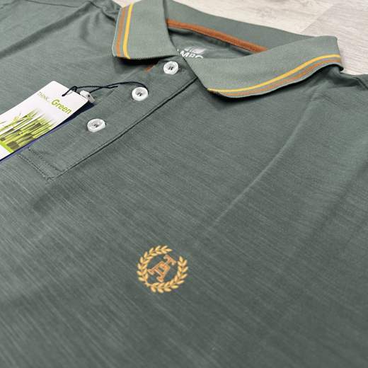 Polo uomo traspirante in bamboo naturale - No Way Sport