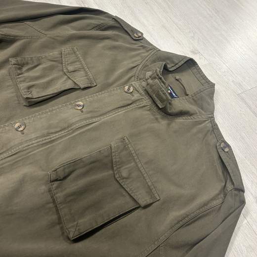 Sahariana uomo taglie grandi Maxfort verde militare