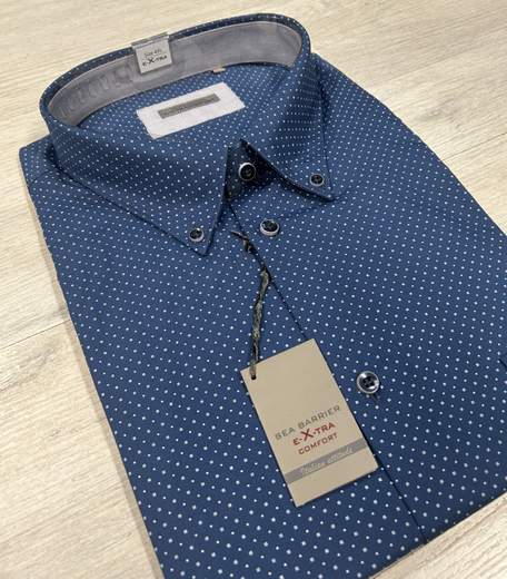 Camicia manica lunga con microfantasia Sea Barrier articolo RETTORE/CONF