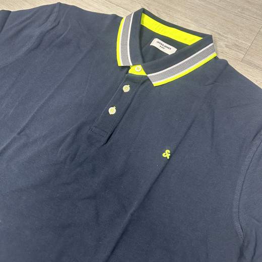 Polo uomo un cotone traspirante - Taglie forti Jack&Jones