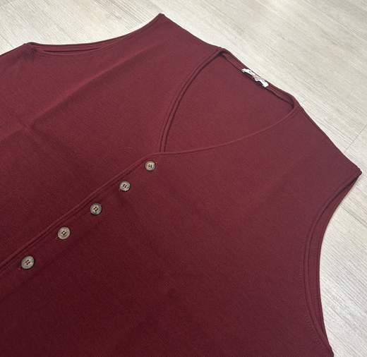 Gilet da uomo in misto lana sottogiacca- Taglie grandi