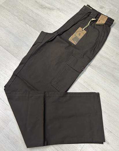 Pantaloni uomo cargo Sea Barrier in cotone con coulisse e tasconi
