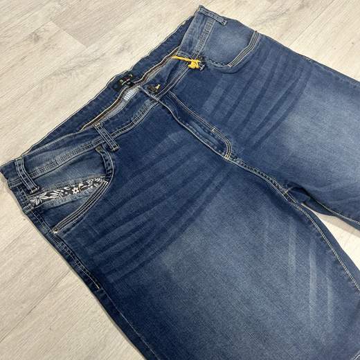 Bermuda uomo in denim elasticizzato - Taglie Grandi Easy Maxfort