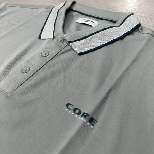Polo mezza manica uomo in cotone traspirante - Jack&Jones taglie grandi
