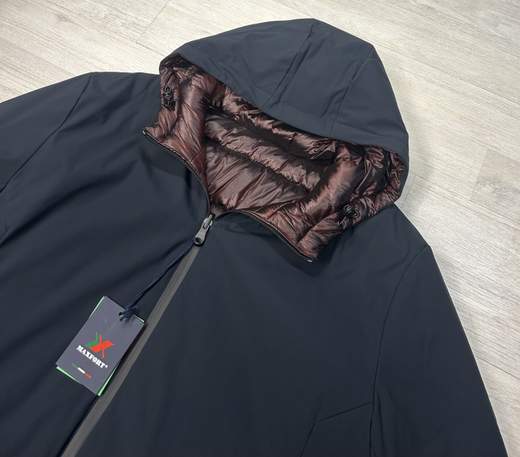 Giubbino reversibile invernale da uomo-Taglie grandi