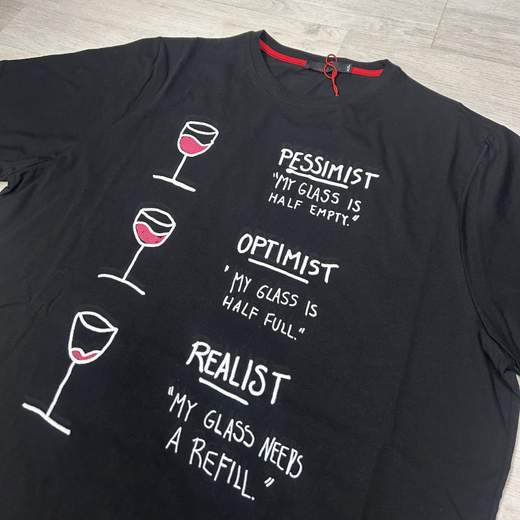 T-shirt Maxfort uomo taglie forti con stampa ironica