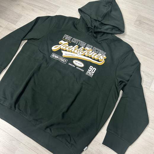 Felpa con cappuccio Jack&Jones - Taglie forti uomo