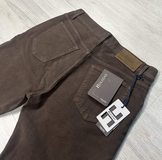 Pantaloni uomo in cakdo fustagno Holiday a vita alta Regular
