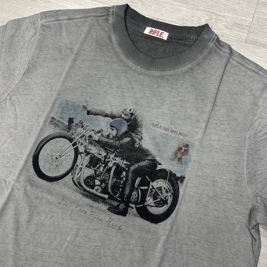 T-shirt uomo in cotone traspirante - Rifle