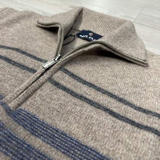 Maglione  invernale uomo Sail Club con collo alto e zip