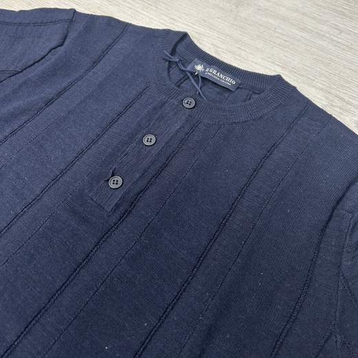 T-shirt uomo in lino cotone leggera e traspirante - Il Granchio