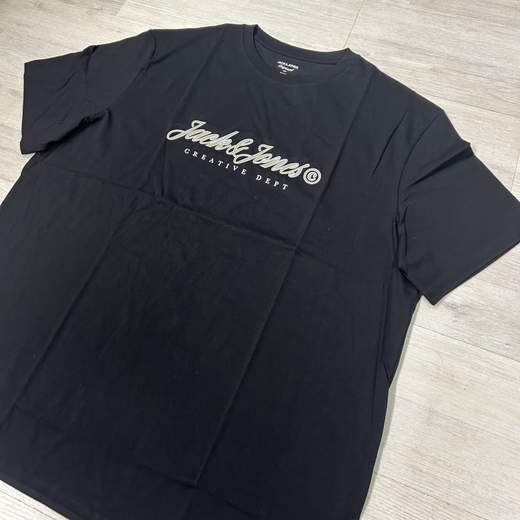 T-shirt da uomo in cotone con stampa frontale - Jack&Jones