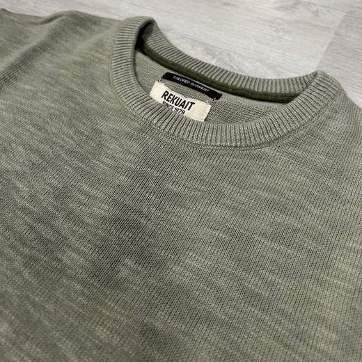 Maglia uomo a maniche corte Rekuait in cotone fiammato- Girocollo