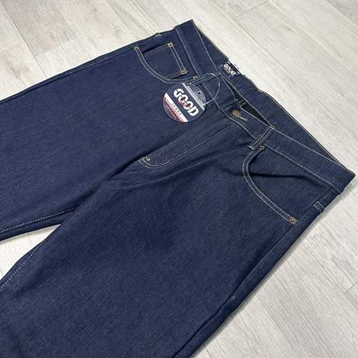 Jeans invernale da uomo Good con interno in pile e vita alta
