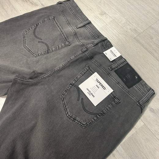 Jeans in cotone elasticizzato grigio - Taglie forti Jack&Jones