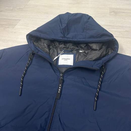 Giubbino uomo con cappuccio water repellent - Taglie forti Jack&Jones