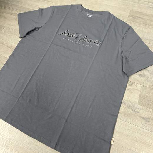 T-shirt da uomo in cotone con stampa frontale - Jack&Jones