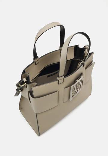 ARMANI EXCHANGE Borsa a tracolla nera da donna in pelle sintetica