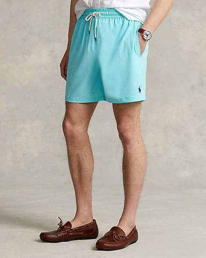 RALPH LAUREN SWIM SHORTS TRAVELER-MID-TRUNK