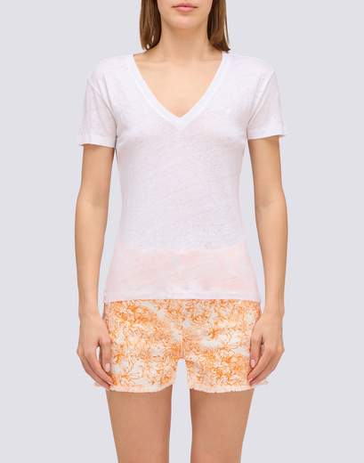 SUNDEK V-NECK T-SHIRT DONNA  -W967TELI800
