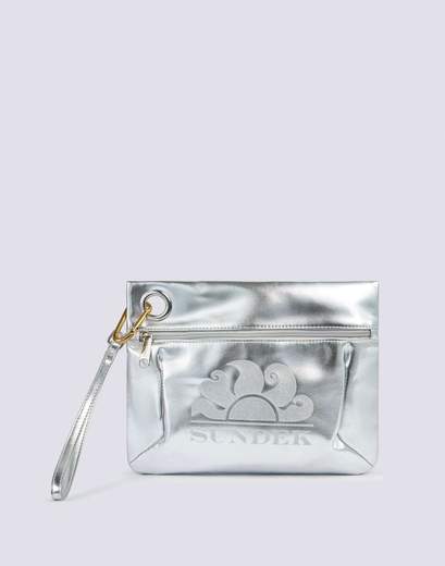 SUNDEK LAMINATED CLUTCH POCHETTE  MARE DONNA - AW416ABPU7LA