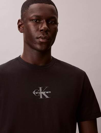CALVIN KLEIN T-SHIRT  MICRO MONOLOG - LV04RB866G